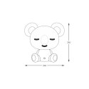 KDR-611-GR LAMPA STOŁOWA KOALA SZARA/GREY