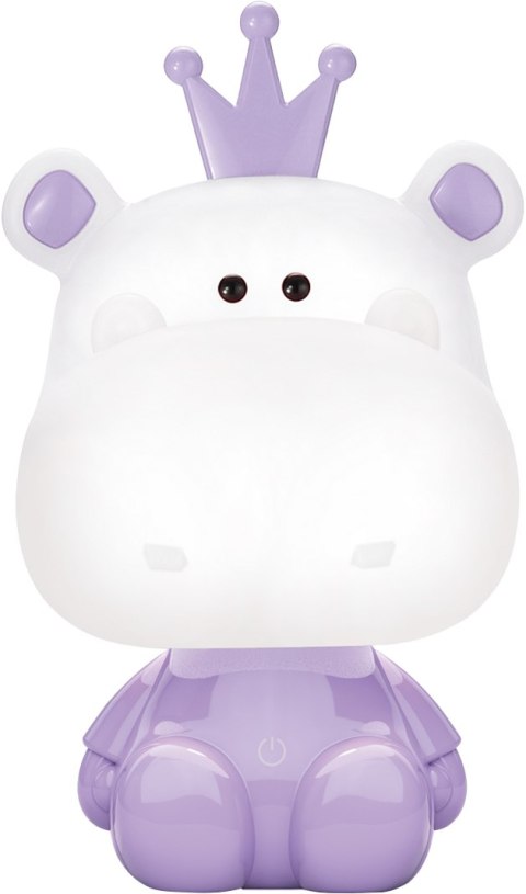 KDR-613B-PE LAMPA STOŁOWA HIPOPOTAM FIOLETOWA/PURPLE KDR-613B-PE LAMPA STOŁOWA HIPOPOTAM FIOLETOWA/PURPLE