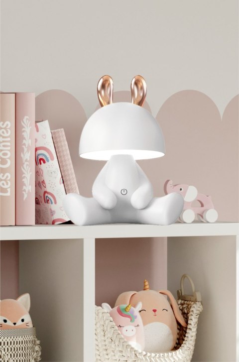 KDR-6301-WH LAMPA STOŁOWA KRÓLICZEK BIAŁA/WHITE KDR-6301-WH LAMPA STOŁOWA KRÓLICZEK BIAŁA/WHITE