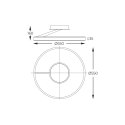 MX3689-1L-3BGT MALU LAMPA SUFITOWA