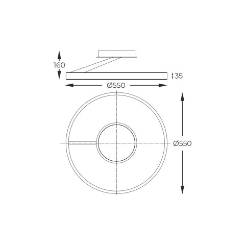 MX3689-1L-3BGT MALU LAMPA SUFITOWA MX3689-1L-3BGT MALU LAMPA SUFITOWA