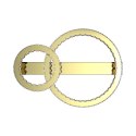 MX3713-2-3GT GIRONA LAMPA SUFITOWA ZŁOTA/GOLD
