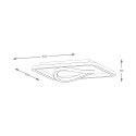 MX3889-1B-3BGT LENS LAMPA SUFITOWA CZARNA-ZŁOTA/BLACK-GOLD