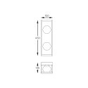MB3115-2-3BT PIRO KINKIET CZARNY/BLACK