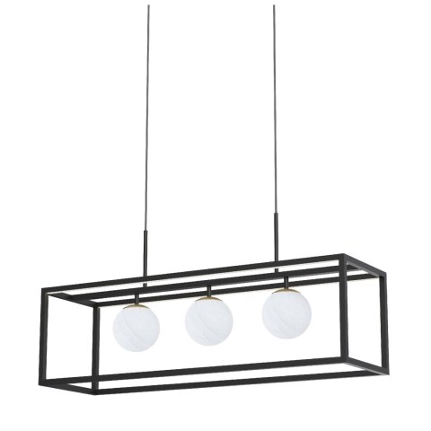 MD3115-3-3BT PIRO LAMPA WISZĄCA CZARNA/BLACK MD3115-3-3BT PIRO LAMPA WISZĄCA CZARNA/BLACK
