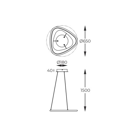 MD3888-1S-3BCT GETAFE LAMPA WISZĄCA CZARNY CHROM/BLACK CHROME MD3888-1S-3BCT GETAFE LAMPA WISZĄCA CZARNY CHROM/BLACK CHROME
