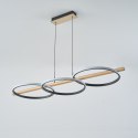 MD3913-3-3BWLT ALMERIA LAMPA WISZĄCA CZARNA-DREWNO/BLACK-WOOD