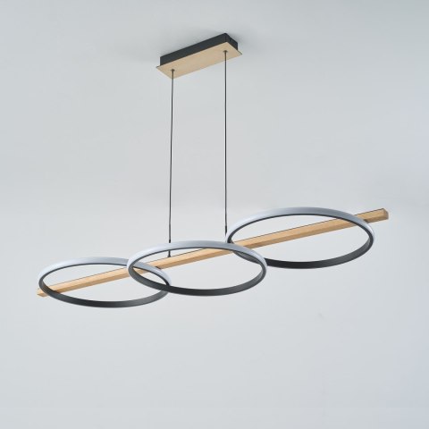 MD3913-3-3BWLT ALMERIA LAMPA WISZĄCA CZARNA-DREWNO/BLACK-WOOD MD3913-3-3BWLT ALMERIA LAMPA WISZĄCA CZARNA-DREWNO/BLACK-WOOD