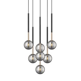 P0574-07F-SDFZ ARCTURUS LAMPA WISZĄCA CZARNO-ZŁOTA/BLACK-GOLD