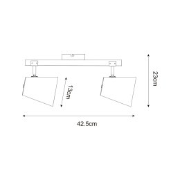 P22077-2TU ELTI SPOT CZARNY/BLACK