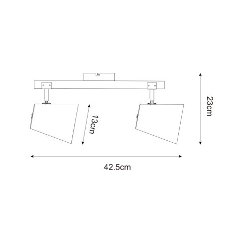 P22077-2TU ELTI SPOT CZARNY/BLACK P22077-2TU ELTI SPOT CZARNY/BLACK