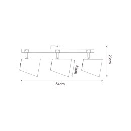 P22077-3TU ELTI SPOT CZARNY/BLACK