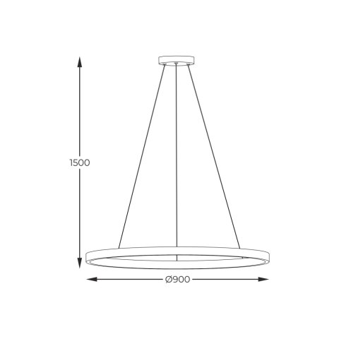 PEN89424-90BK HORIK LAMPA WISZĄCA CZARNA/BLACK PEN89424-90BK HORIK LAMPA WISZĄCA CZARNA/BLACK