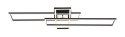 PS-0632CC03 LUMENZ LAMPA SUFITOWA CZARNA/BLACK