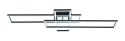 PS-0632CC03 LUMENZ LAMPA SUFITOWA CZARNA/BLACK