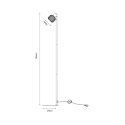 R5021009A-1F STEM LAMPA PODŁOGOWA CZARNA/BLACK