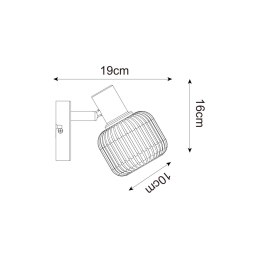 R5021009A-1R STEM SPOT CZARNY/BLACK