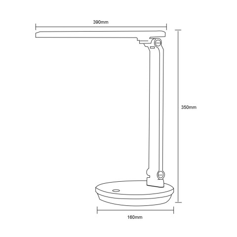 SM-542-WH LAMPA BIURKOWA BIAŁA/WHITE SM-542-WH LAMPA BIURKOWA BIAŁA/WHITE