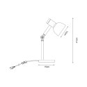 T22004B-BL BALBO LAMPA STOŁOWA CZARNA/BLACK