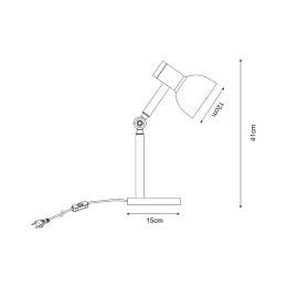 T22004B-WH BALBO LAMPA STOŁOWA BIAŁA/WHITE