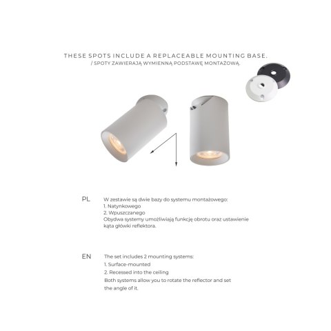 TLS006-WH TORE LAMPA SUFITOWA BIAŁA/WHITE TLS006-WH TORE LAMPA SUFITOWA BIAŁA/WHITE