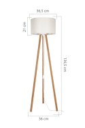 ASZ.1664 PIKO LAMPA PODŁOGOWA NATURALNA/BAMBOO-CREAM