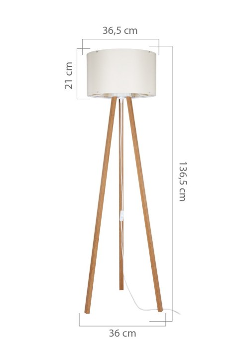 ASZ.1664 PIKO LAMPA PODŁOGOWA NATURALNA/BAMBOO-CREAM ASZ.1664 PIKO LAMPA PODŁOGOWA NATURALNA/BAMBOO-CREAM