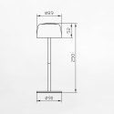 ETLED-658-GR POCO LAMPA STOŁOWA ZIELONA/GREEN