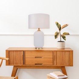 Lampa stołowa Tamiza 65 cm biała 1xE27