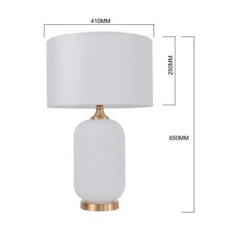 Lampa stołowa Tamiza 65 cm biała 1xE27 Lampa stołowa Tamiza 65 cm biała 1xE27