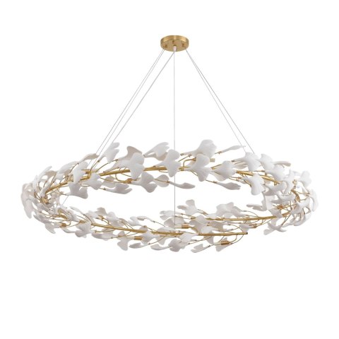 Lampa wisząca BOTANIKA złoto biała 150 cm Lampa wisząca BOTANIKA złoto biała 150 cm