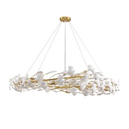 Lampa wisząca BOTANIKA złoto biała 150 cm
