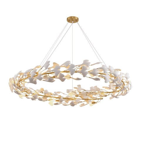 Lampa wisząca BOTANIKA złoto biała 150 cm Lampa wisząca BOTANIKA złoto biała 150 cm