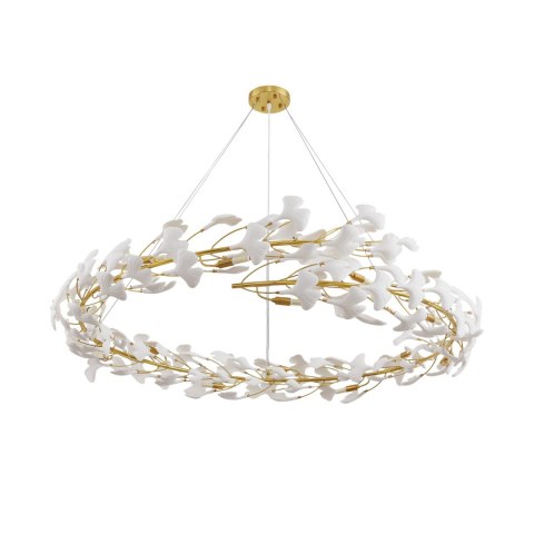 Lampa wisząca BOTANIKA złoto biała 150 cm Lampa wisząca BOTANIKA złoto biała 150 cm