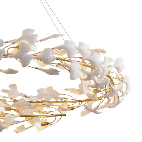 Lampa wisząca BOTANIKA złoto biała 150 cm Lampa wisząca BOTANIKA złoto biała 150 cm