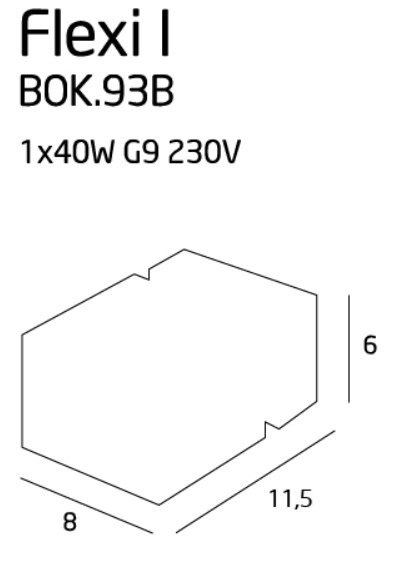 MAXLIGHT BOK.93B FLEXI I KINKIET MAXLIGHT BOK.93B FLEXI I KINKIET