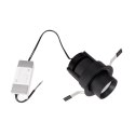 MAXLIGHT H0131 LAMPA SUFITOWA HALO F BLACK PODTYNKOWA