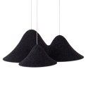 MAXLIGHT P0565 LAMPA WISZACA BELLMOND BLACK&GREY