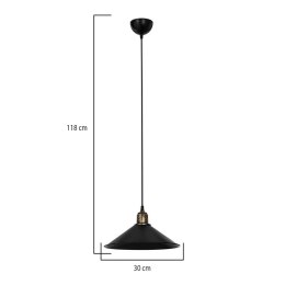 MDL.4156 MAYA LAMPA WISZĄCA CZARNA/BLACK