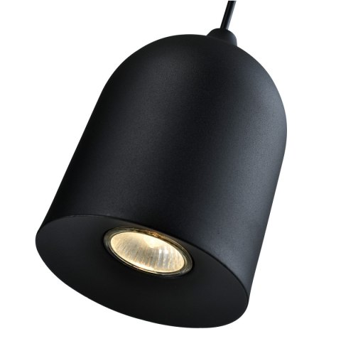 Metalowa lampa wisząca Nilo czarna 1xGU10 Metalowa lampa wisząca Nilo czarna 1xGU10