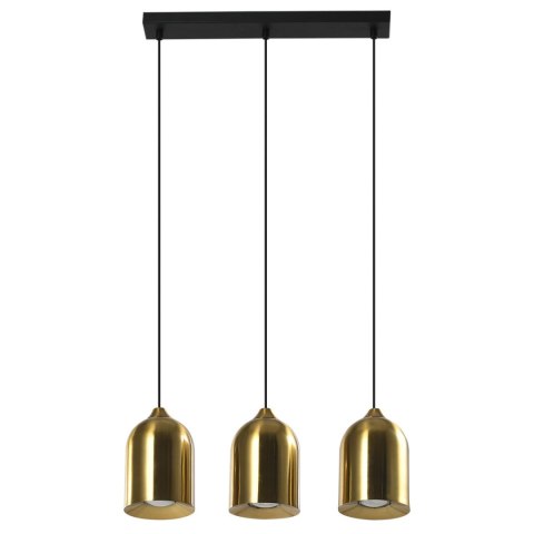 Metalowa lampa wisząca Nilo złota 3xGU10 Metalowa lampa wisząca Nilo złota 3xGU10