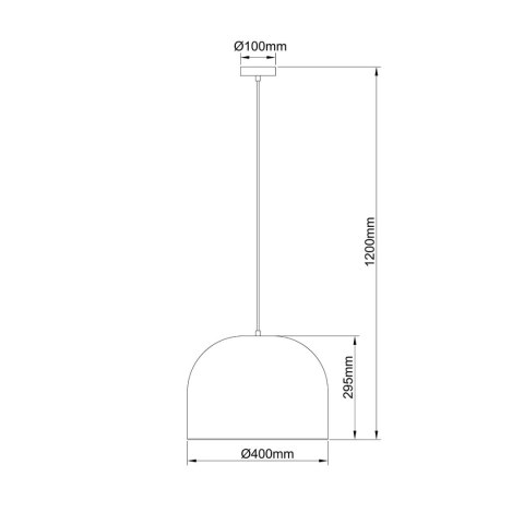 Ratanowa lampa wisząca Kanso 40 cm jasne drewno 1xE27 Ratanowa lampa wisząca Kanso 40 cm jasne drewno 1xE27