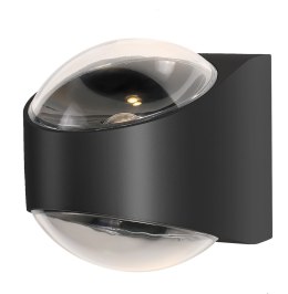 SJ12431 LUCENT LAMPA ZEWNĘTRZNA KINKIET CZARNY/BLACK