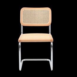 Krzesło VIENNA rattanowo chromowane