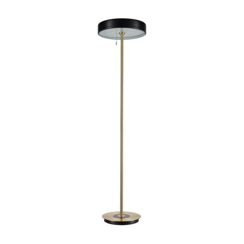 Lampa podłogowa ARTDECO czarno - złota 162 cm Lampa podłogowa ARTDECO czarno - złota 162 cm