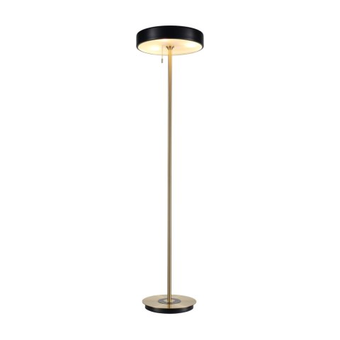 Lampa podłogowa ARTDECO czarno - złota 162 cm Lampa podłogowa ARTDECO czarno - złota 162 cm