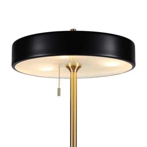 Lampa podłogowa ARTDECO czarno - złota 162 cm Lampa podłogowa ARTDECO czarno - złota 162 cm
