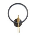 Lampa ścienna AMICI RING LED czarno złota 27 cm Lampa ścienna AMICI RING LED czarno złota 27 cm