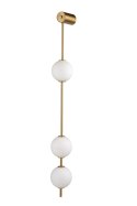 Lampa ścienna BERRY LED złoty biały 103 cm