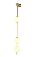 Lampa ścienna BERRY LED złoty biały 103 cm